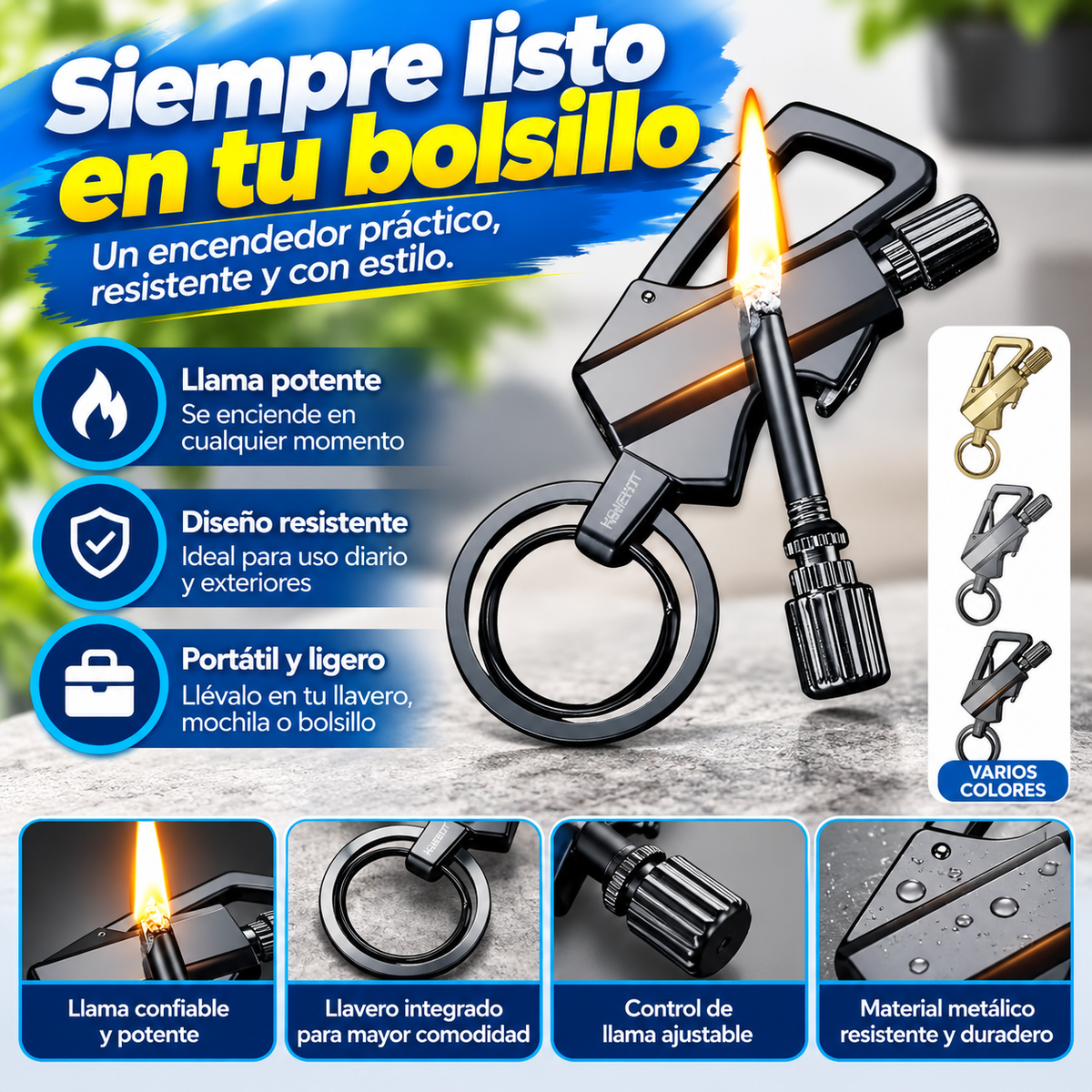 Enciende fuego cuando más lo necesitas - Ignivox