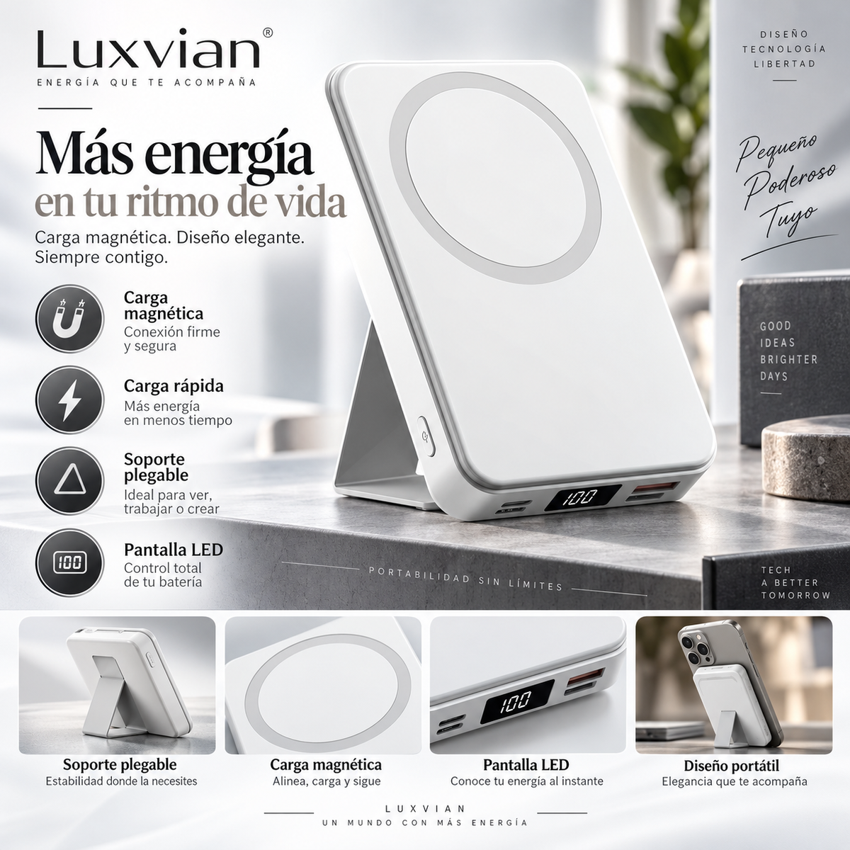 Energía portátil sin cables ni límites – Nexvion