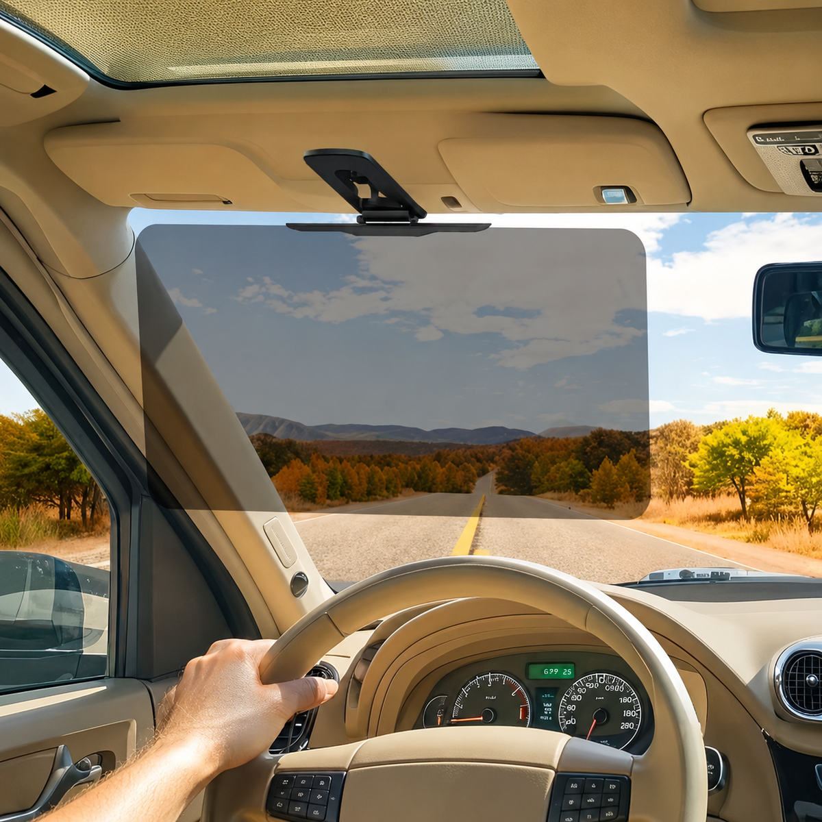 Visor parasol carro
