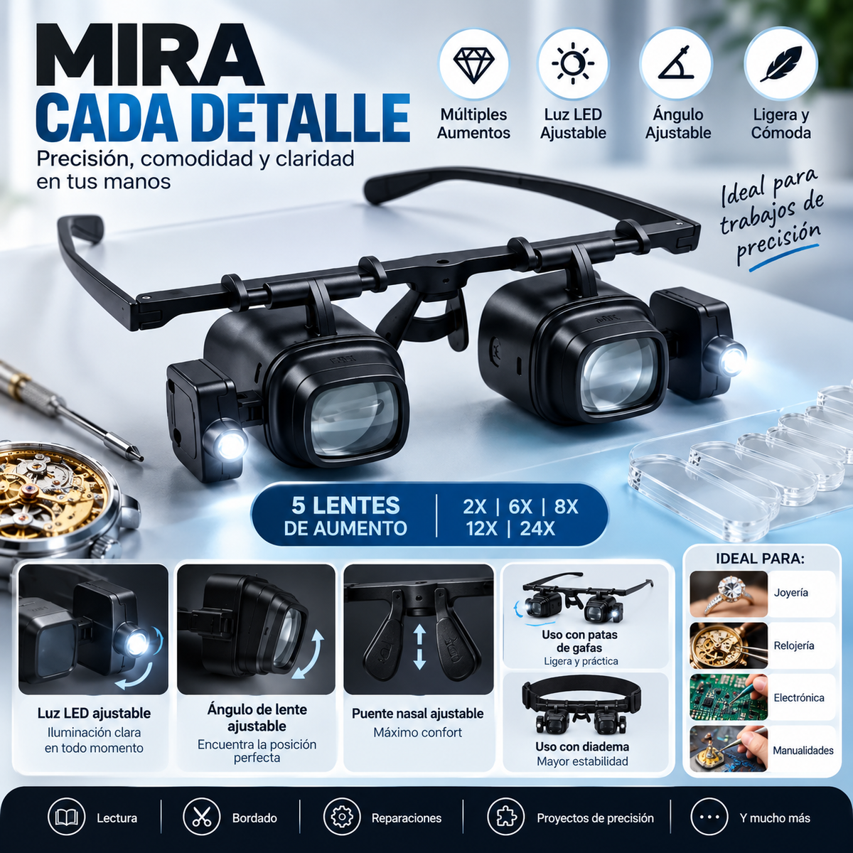 Ve detalles con máxima precisión - Visionix