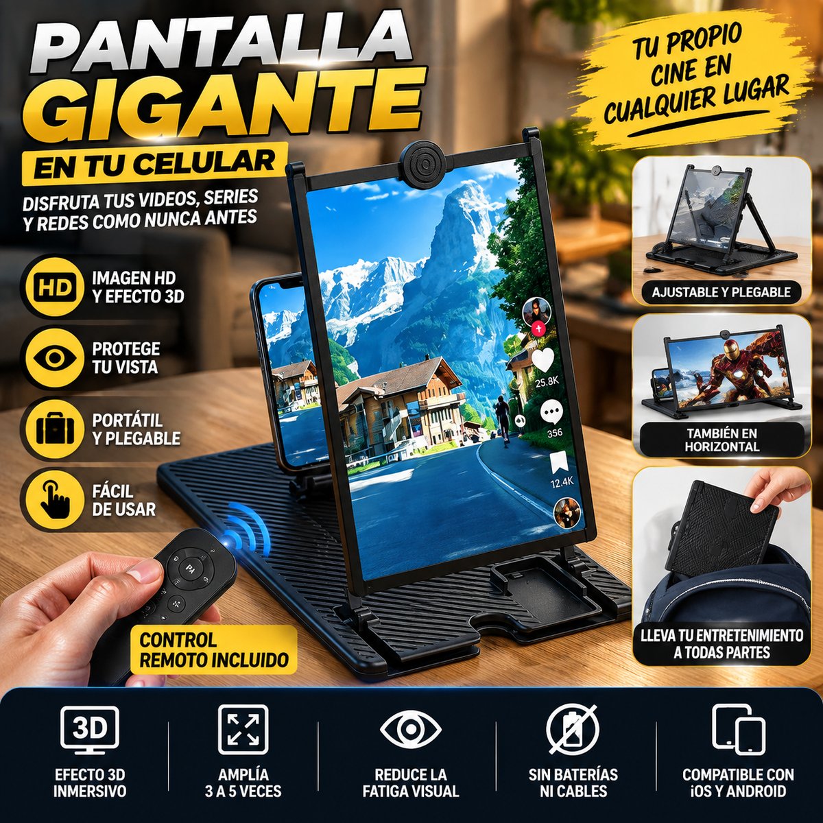Disfruta pantallas gigantes en cualquier lugar – CineMax