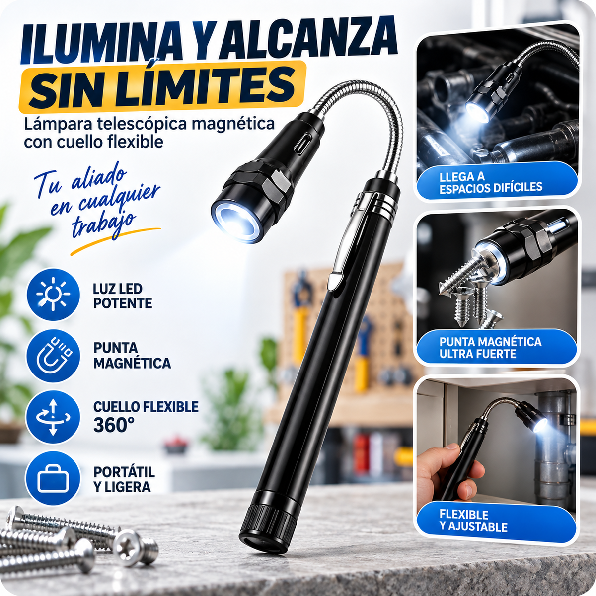 Ilumina y recupera sin esfuerzo - Lumagnet