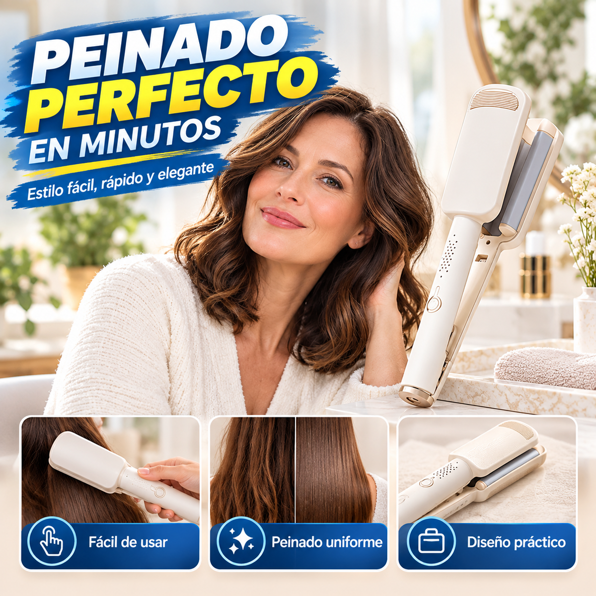 Ondas suaves con glamour inmediato - Ondaluxe