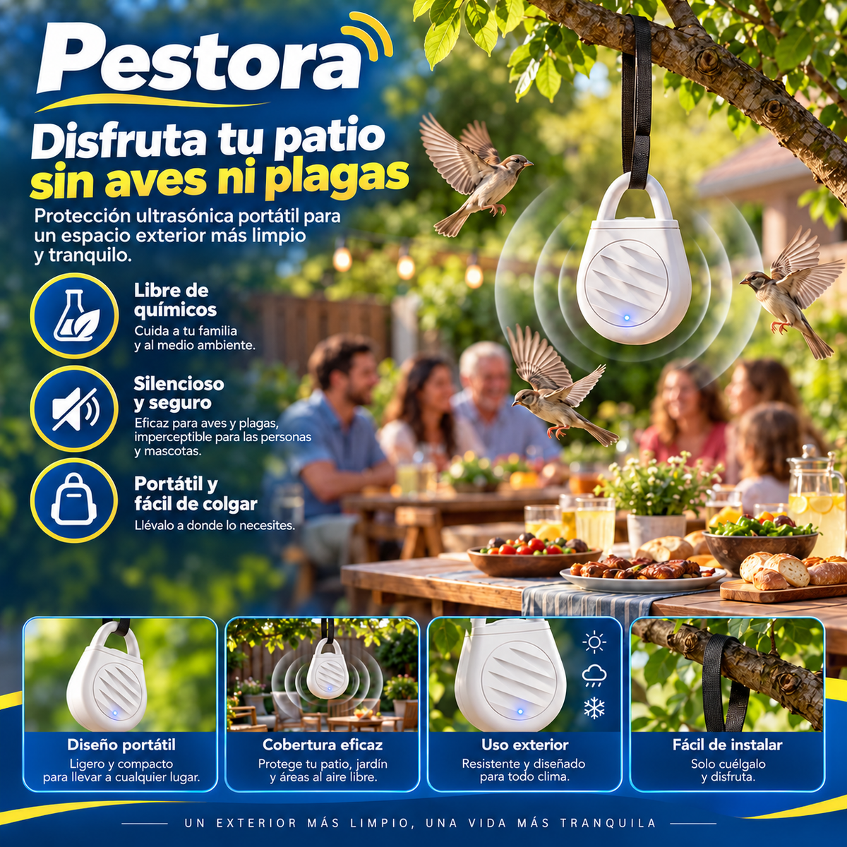 Disfruta espacios limpios y tranquilos – Pestora