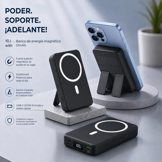 Power Bank Inalámbrico Magnético
